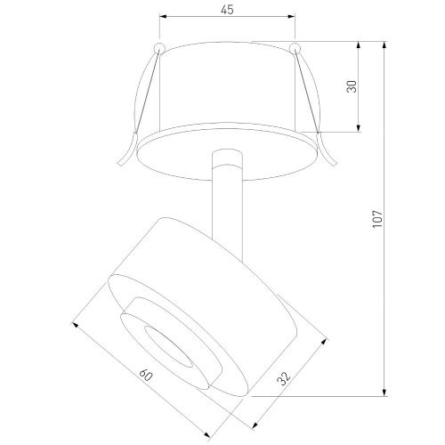 Спот Elektrostandard Only (Онлы) 4690389198564 - фото 4