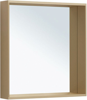 Зеркало в ванную Allen Brau Reality 1.32017.03 70х75 цвет латунь