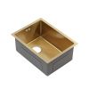 Кухонная мойка Melana ProfLine D5138HG золото 50х40 цвет золото поверхность брашированная