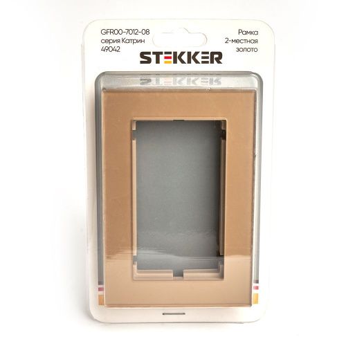 Рамка двухместная Stekker Катрин 49042 - фото 5
