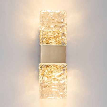 Светильник настенный Delight Collection Wall lamp (Валл ламп) 88068W gold/clear