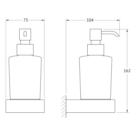 Дозатор Artwelle REGEN 8333