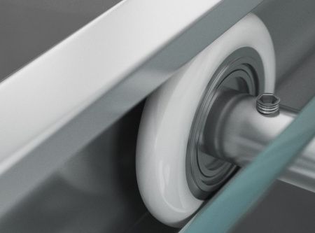 Душевой уголок Ambassador Kingston 14011104 90х90 стекло прозрачное профиль хром без поддона