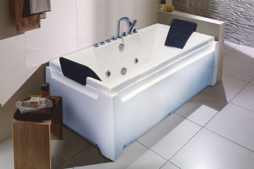 Ванна акриловая Royal Bath TRIUMPH RB665102K 184х87 пристенная прямоугольная - фото 2
