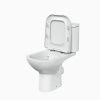 Унитаз напольный с бачком Taliente Elegia Vortex EG25065 белый с сиденьем микролифт безободковый душевой смыв