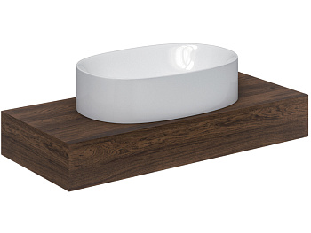 Раковина из санфаянса Scarabeo Skinny 5409 60х40 накладная цвет белый глянцевый