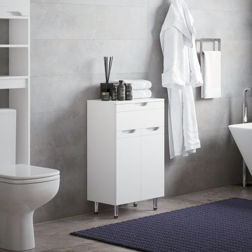 Комод Corozo Лея SD-00001510 53х30х82 напольный цвет белый - фото 2 Комод Corozo Лея SD-00001510 53х30х82 напольный цвет белый - фото 2