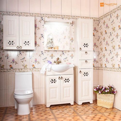 Зеркало с подсветкой Бриклаер 4627125413605 65х70 цвет бежевый - фото 5