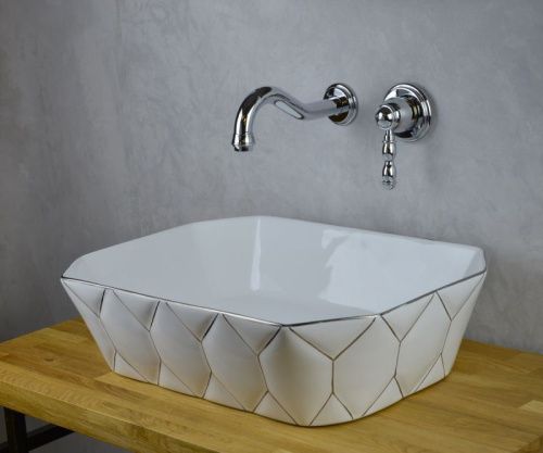 Смеситель для раковины Bronze de Luxe TIFFANY 1920CR встраиваемый в стену хром - фото 5