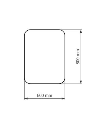 Зеркало с подсветкой Corozo Вега SD-00001555 60х80