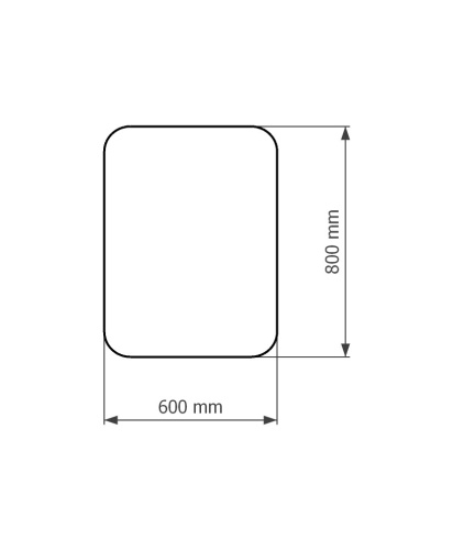 Зеркало в ванную Corozo Вега SD-00001555 60х80 - фото 2