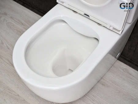 Унитаз напольный с бачком Gid Convexo Tn2188 (62249Y) белый с сиденьем микролифт безободковый
