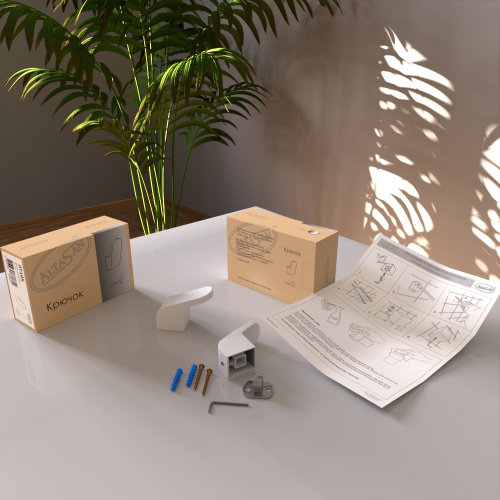 Крючок одинарный Altasan Лотос ЛТ10БМ - фото 4