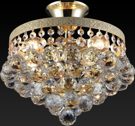 Люстра потолочная Toplight Vivien Gold (Вивиен Голд) TL7230X-04WG