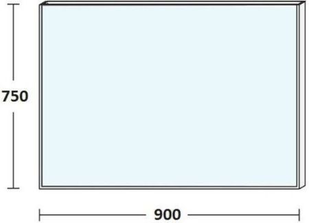 Зеркало с подсветкой De Aqua Алюминиум AF501900S 90х80 подвесное