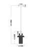 Светильник подвесной Arte Lamp Adagio (Адагио) A2791SP-1SM