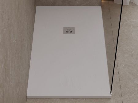 Душевой поддон из искусственного камня Allen Brau Priority 8.31004-21 100х90 белый без каркаса