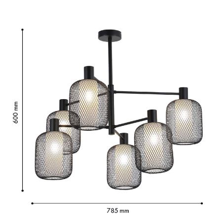 Люстра на штанге F-Promo Tokri (Токри) 4602-6C