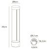 Ландшафтный светильник Arte Lamp New York (Нев Ыорк) A1645PA-1BK