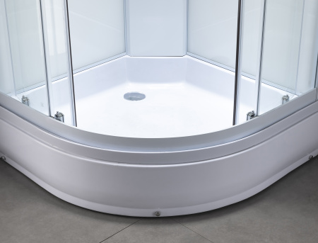 Душевая кабина Taliente TA-100CW 100х100 четверть круга без крыши ориентация универсальная