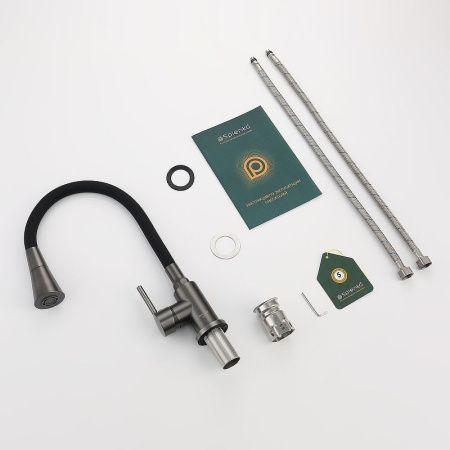 Смеситель для кухни Splenka S201 S201.4306.09 на мойку серый