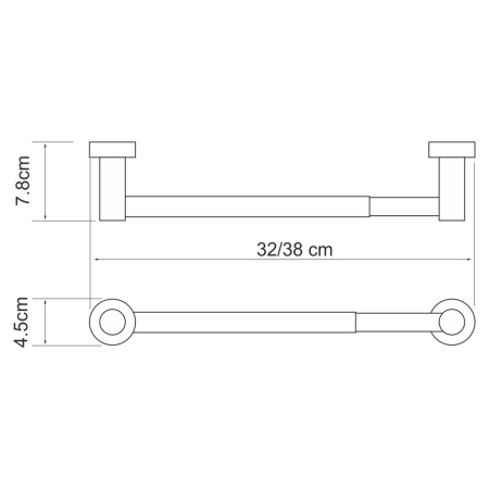 Полотенцедержатель WasserKRAFT 9491