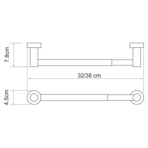 Полотенцедержатель WasserKRAFT 9491 - фото 4
