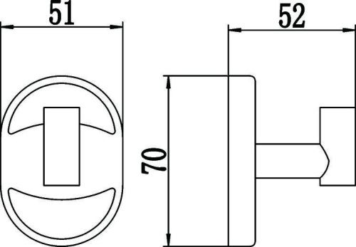 Крючок Savol S-007053 - фото 2