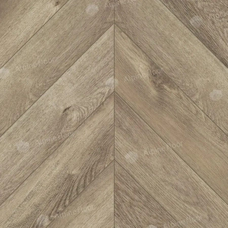 SPC ламинат Alpine Floor Chervon Alpine ECO 18-3 MC Дуб Натуральный Отбеленный Chevron толщина 0.5 см 43 класс 600х127