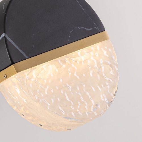 Светильник настенный Delight Collection MB25030008-1A brass/black - фото 4