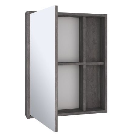 Зеркало-шкаф Runo ЭКО 00-00001324 50х70 подвесной цвет серый