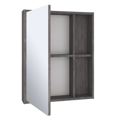 Зеркало-шкаф RUNO ЭКО 00-00001324 52х65 подвесной цвет серый - фото 2