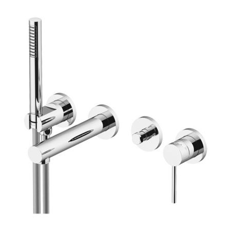 Смеситель Gattoni CIRCLE ONE 9005/90C0 встраиваемый в стену хром