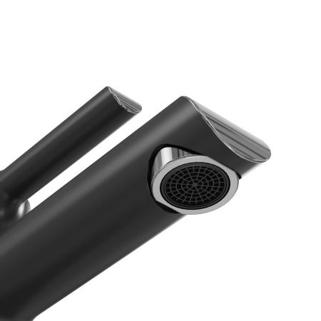 Смеситель Grossman Alba 510.K35.06.100/210 на раковину хром/черный