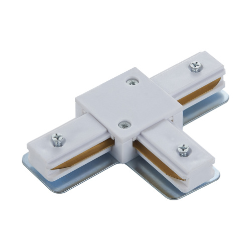 Коннектор T образный к шинопроводу однофазному белый SignImpress SI020608 - фото 2