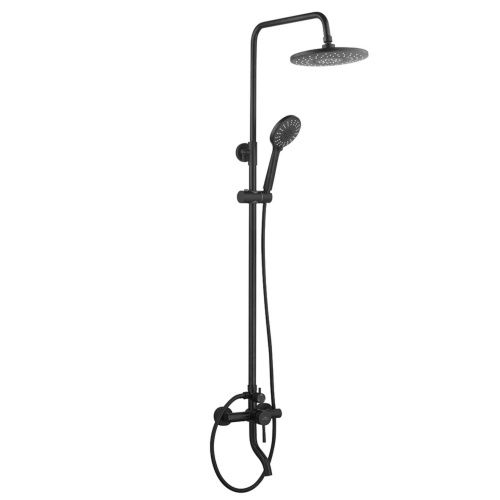 Душевая стойка Fashun A52409-7 настенная цвет черный - фото 2