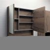 Зеркало-шкаф Comforty Никосия 00-00007619CF 80х80 подвесной цвет коричневый