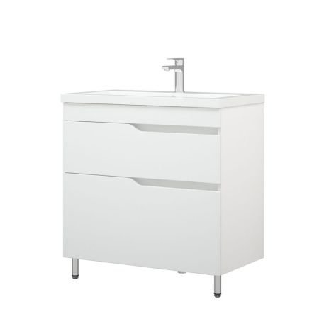 Тумба под раковину Corozo Теона SD-00001512 80х40 напольная цвет белый