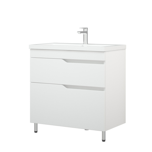 Тумба под раковину Corozo Теона SD-00001512 79х44х85 цвет белый - фото 5