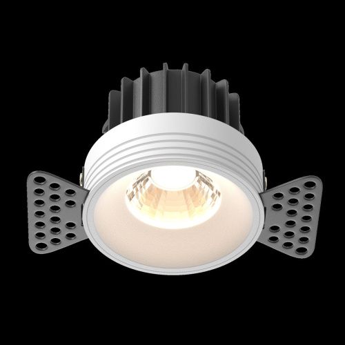 Светильник встраиваемый Maytoni Technical Round DL058-12W3K-TRS-W - фото 3