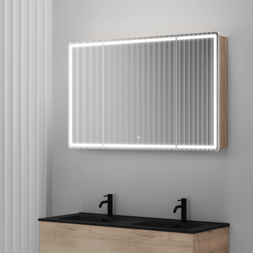 Зеркало-шкаф Sancos Mirror MI120EG 119х74 настенное - фото 2