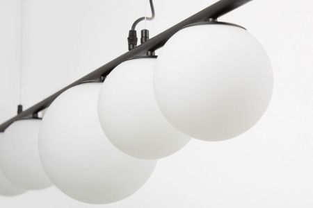 Светильник подвесной Lumina Deco Baristica (Баристица) LDP 6012-5 BK+WT