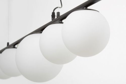 Светильник подвесной Lumina Deco Baristica (Баристица) LDP 6012-5 BK+WT - фото 4