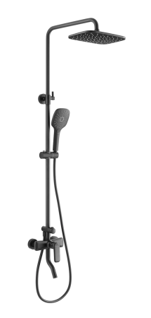 Душевая стойка Arrow AG3311BC настенная цвет черный Душевая стойка Arrow AG3311BC настенная цвет черный
