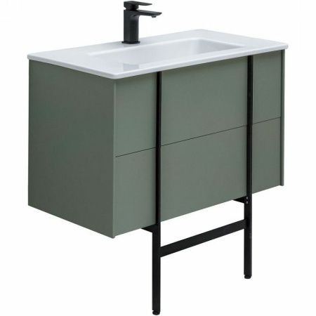 Тумба под раковину Allen Brau Reality 1.32005.CGM 80х50 подвесная цвет зеленый