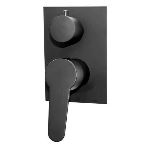 Смеситель для ванны и душа Webert Sax Evolution SE880601560 встраиваемый в стену черный - фото 2