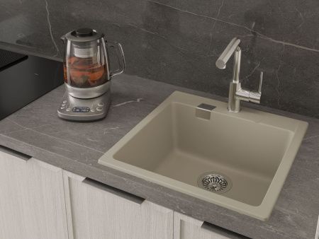Кухонная мойка Rivelato RAUM RM-50 beige scuro 50х50 цвет бежевый