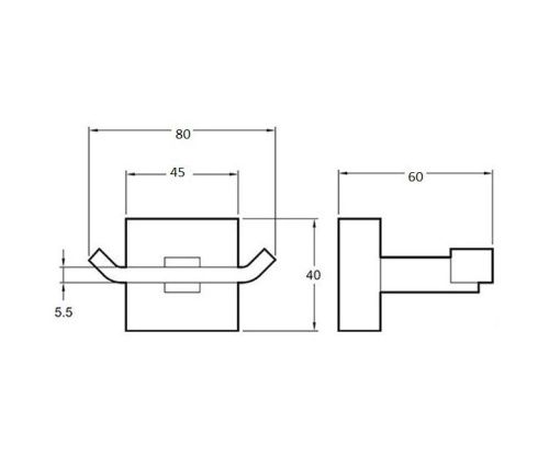 Крючок Bronze de Luxe 1760'S 10507 - фото 3