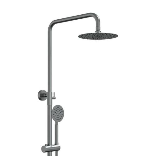 Душевая стойка Knotlor SS-06 настенная цвет сатин - фото 5