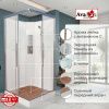 Душевая кабина AvaCan K K2010N 100х100 прямоугольная без крыши ориентация универсальная